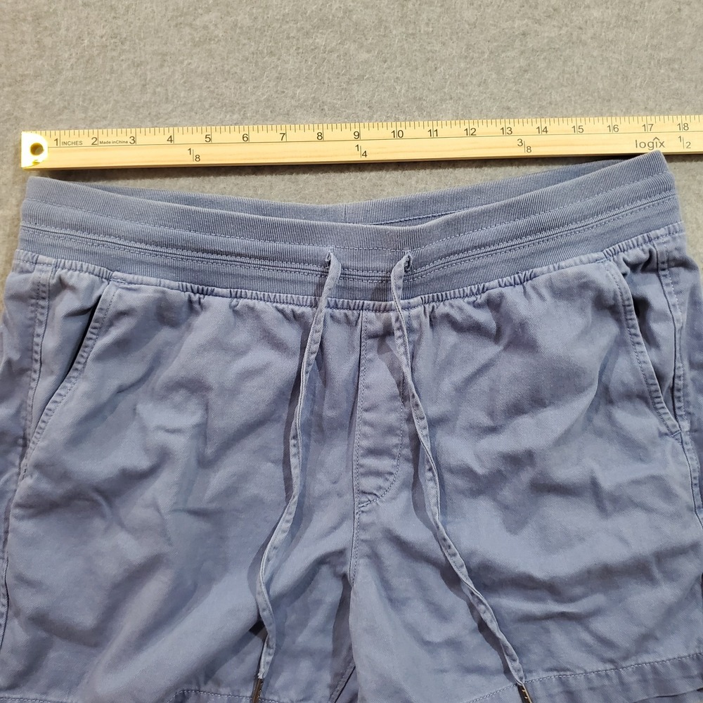 Orvis Women's Pull on Shorts Size Large 1752052 Blue Drawstring - Picture 3 of 10